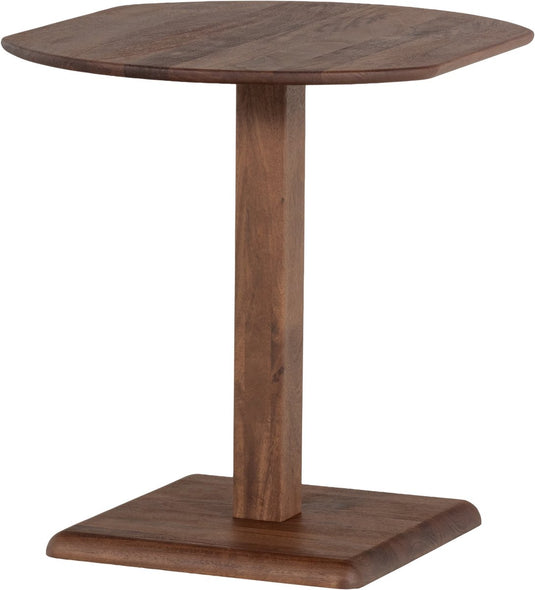 Woood feno bistrotafel tussenstuk - mangohout - bruin - 76x67x79