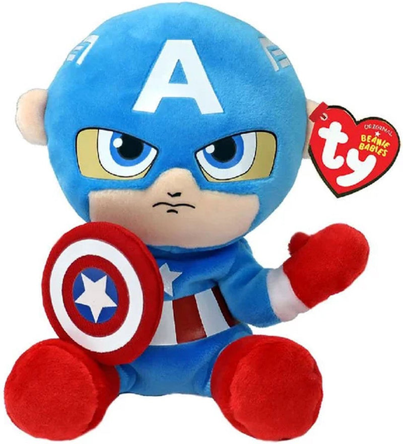 Load image into Gallery viewer, Ty beanie babies marvel captain america soft, 15cm

