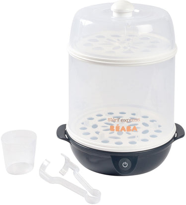 Béaba sterilisator - snel efficiënt - 6 min sterilisatie - 2 ruimtes - automatische uitschakeling