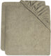 Jollein - aankleedkussenhoes badstof 50x70cm - zachte hoes baby aankleedkussen - olive green - 2 stuks
