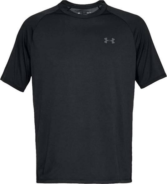 Under armour ua tech 2.0 ss tee-blk heren sportshirt - zwart - graphite