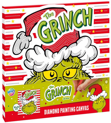 Creative craft group diamond painting canvas the grinch - 30x30cm