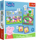 Trefl peppa pig spel 2-in-1 puzzel- en memoryset - vanaf 3 jaar