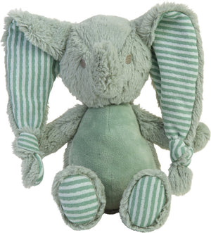 Happy horse olifant eddy knuffel 24cm - groen - baby knuffel