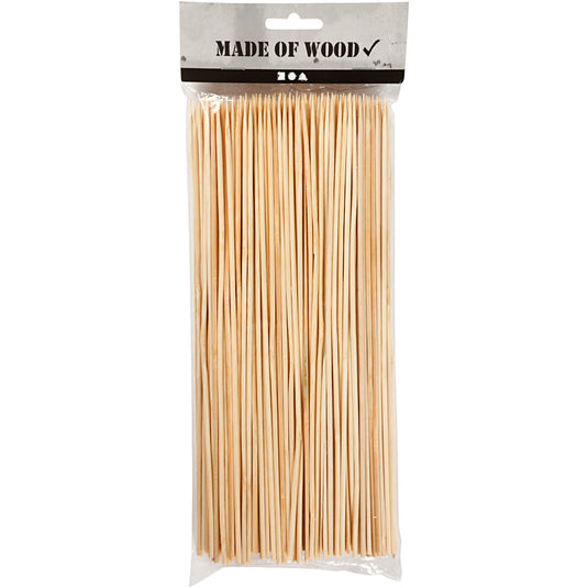 Creativ company bamboe stokken, l: 25 cm, dikte 3 mm, 200 stuk 1 doos