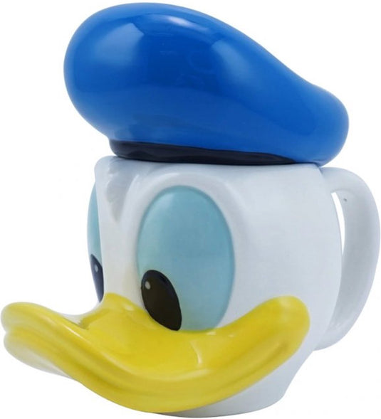 Half moon bay disney - donald duck vormige mok met deksel - 375ml