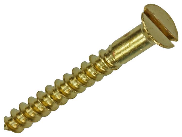 Afbeelding laden in galerijviewer, Mack 1019649 - houtschroef verzonken kop messing 11st 3,0 x 25 mm | 10 stuks
