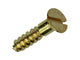 Mack 1019650 - houtschroef verzonken kop messing 12st 3,5 x 16 mm | 10 stuks