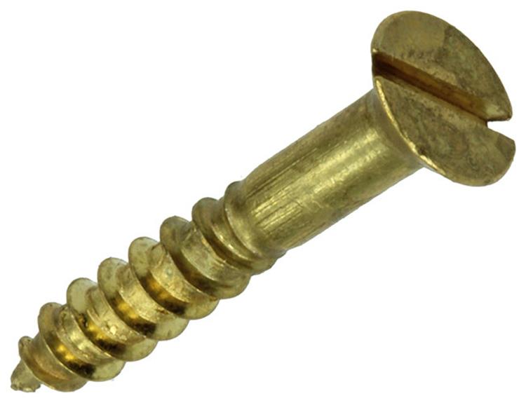 Load image into Gallery viewer, Mack 1019653 - houtschroef verzonken kop messing 9 st 4,0 x 25 mm | 10 stuks
