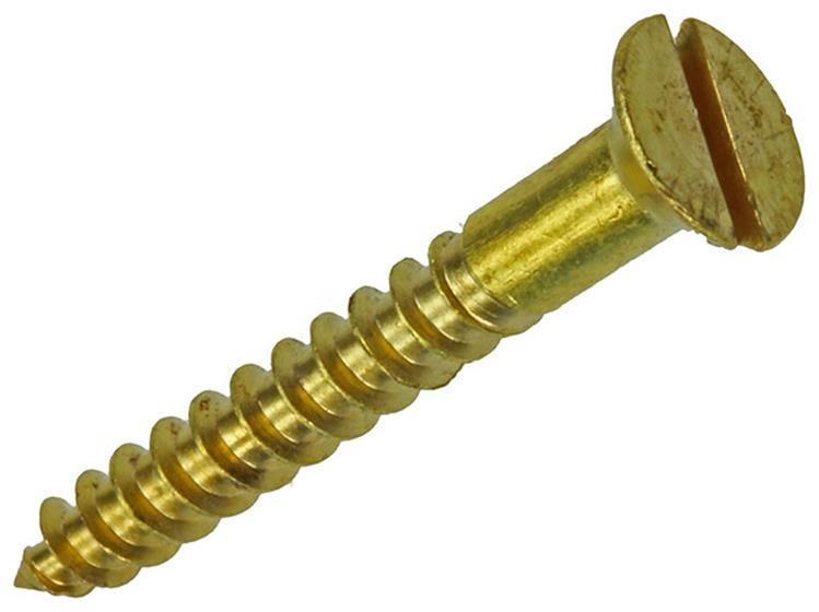 Load image into Gallery viewer, Mack 1019654 - houtschroef verzonken kop messing 7 st 4,0 x 30 mm | 10 stuks
