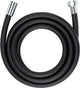 Wenko doucheslang design - 175cm - mat zwart - anti-twist - glad oppervlak