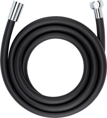 Wenko doucheslang design - 175cm - mat zwart - anti-twist - glad oppervlak