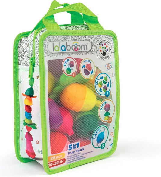 Lalaboom - educatieve kralen en accessoires - 28 stuks