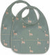 Jollein - baby slab waterproof - slabbetjes - jungle jambo - 2 stuks