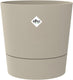 Elho foss rond 25cm - bloempot voor binnen - 100% gerecycled plastic - ø 24.5 x h 24.2 - paddenstoel beige