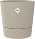 Elho foss rond 43cm - bloempot voor binnen - 100% gerecycled plastic - ø 43 x h 42.5 - paddenstoel beige