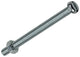 Mack 1017529 - metaalschroef cyl. kop + moer verz. 6 st m5 x 60 mm | 10 stuks