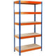 Metalen stelling office marshal grizzly blauw, oranje