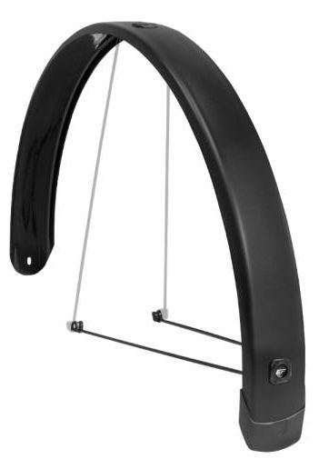 Eurofender spatbord achter tempo square 28 inch 65m - zwart