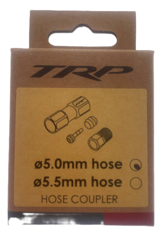 Tektro trp remslangverbinder trp cable coupling set ti1.3 f. 5.0 mm cable