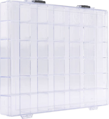 Vaessen creative opbergbox – 24,7 x 19,2 x 2,9 cm – 36 vakjes
