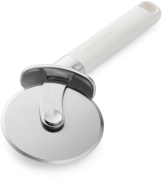 Kitchenaid pizzawiel pizzasnijder, 23,5 cm, kunststof rvs, wit -
