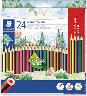 Staedtler kleurpotloden noris set à 20+4 kleuren