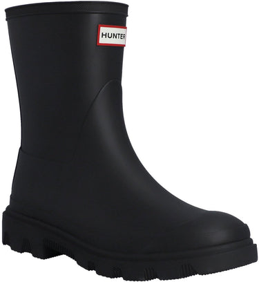 Hunter downpour short boot unisex regenlaarzen - zwart
