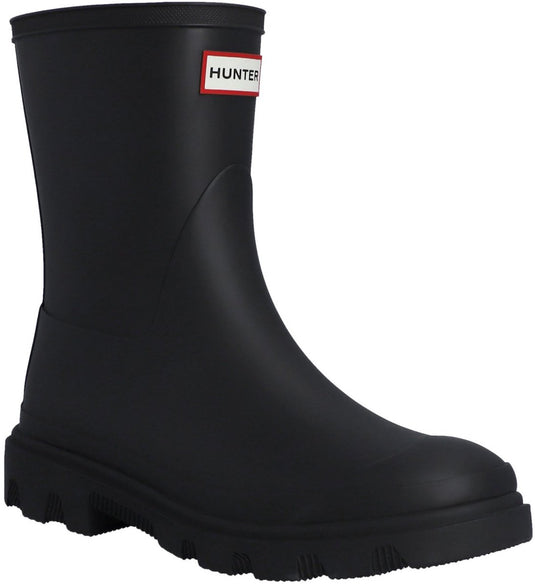 Hunter downpour short boot unisex regenlaarzen - zwart