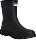 Hunter downpour short boot unisex regenlaarzen - zwart