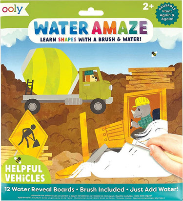 Ooly - water amaze - kleuren met water - handige voertuigen