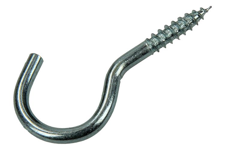 Load image into Gallery viewer, Mack 1017800 - schroefhaak staal verzinkt 6st 4,5 x 30 mm | 10 stuks
