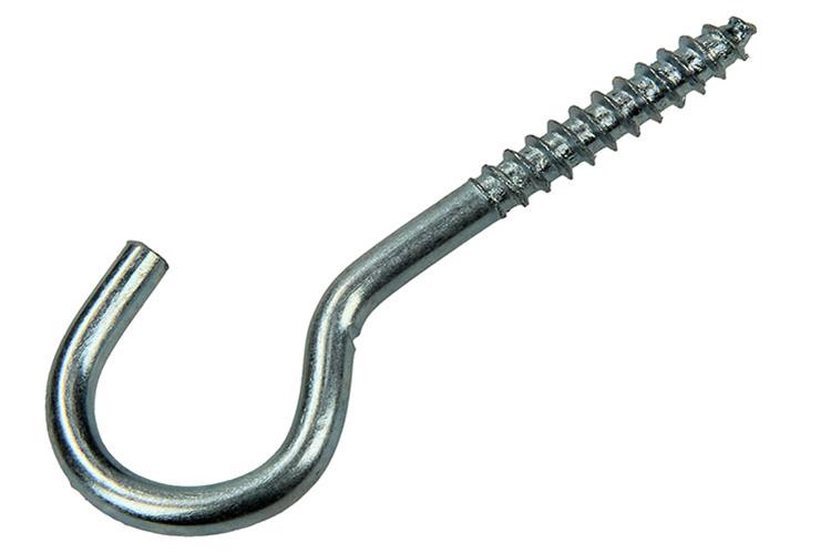 Load image into Gallery viewer, Mack 1017803 - schroefhaak staal verzinkt 4st 5,0 x 50 mm | 5 stuks
