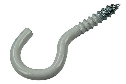 Mack 1017807 - schroefhaak staal wit 5 st 3,5 x 20 mm | 10 stuks