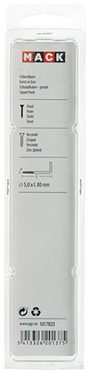 Load image into Gallery viewer, Mack 1017823 - schroefduim staal verzinkt 4st 5,0 x 80 mm | 5 stuks
