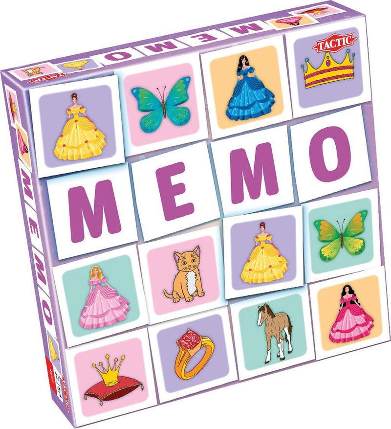 Load image into Gallery viewer, Tactic memo prinsessen en dieren - memospel - zoek de juiste paren - betoverende prinsessen en schattige dierenvrienden - gezelschapsspel voor kinderen en families - 2 tot 6 spelers - vanaf 3 jaar
