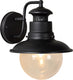 Lucide figo - wandlamp binnen buiten - ø 21,5 cm - 1xe27 - ip44 - zwart