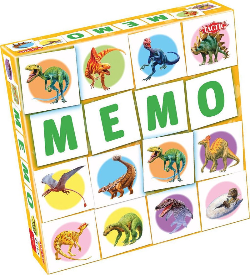 Load image into Gallery viewer, Tactic memo dino's - memospel - zoek de juiste paren - kleurrijke dinosaurussen en prehistorische reptielen - educatief gezelschapsspel voor kinderen en families - 2 tot 6 spelers - vanaf 3 jaar
