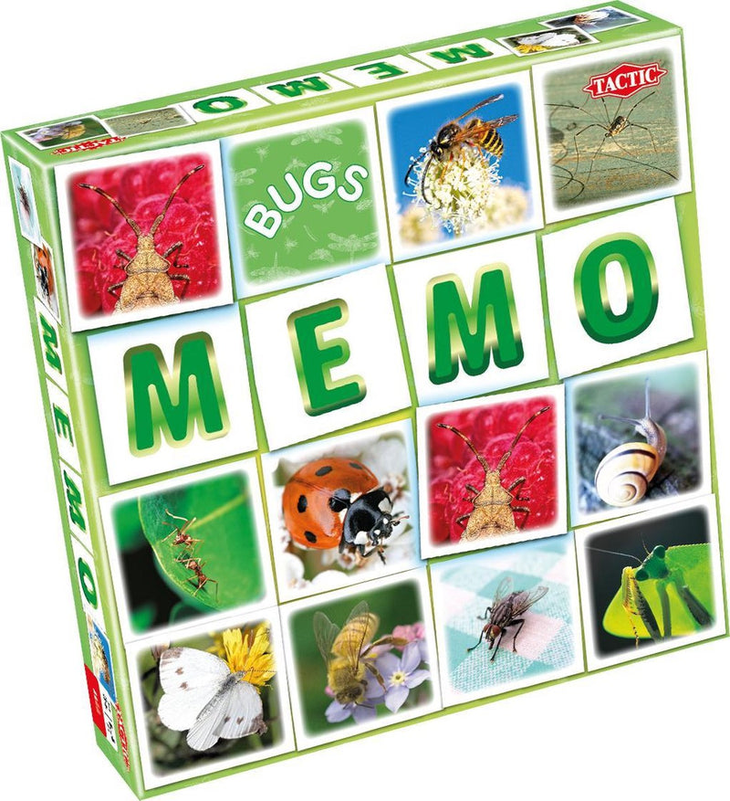 Load image into Gallery viewer, Tactic memo insecten - memospel - zoek de juiste paren - vlinders, lieveheersbeestjes en andere kriebelbeestjes - educatief gezelschapsspel voor kinderen en families - 2 tot 6 spelers - vanaf 3 jaar
