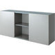 Bach schuifdeurkast hammerer 2fh grijs, zilver