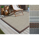 Buitentapijt verona borduere 70x130cm