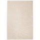 Shaggy hochflor vloerbedekking 100x150cm crème