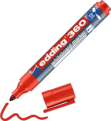 Edding whiteboard marker 360 1,5-3mm rood