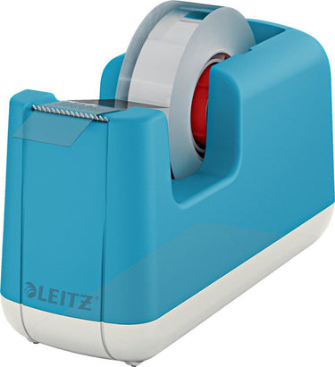 Leitz cosy plakbandhouder - plakband dispenser inclusief plakband - ideaal voor thuiskantoor thuiswerken - sereen blauw