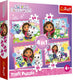 Trefl gabby's dollhouse - 4-in-1 puzzel