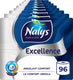 Nalys excellence toiletpapier - 96 rollen - maxi vellen (5-laags) - voordeelverpakking - papieren verpakking