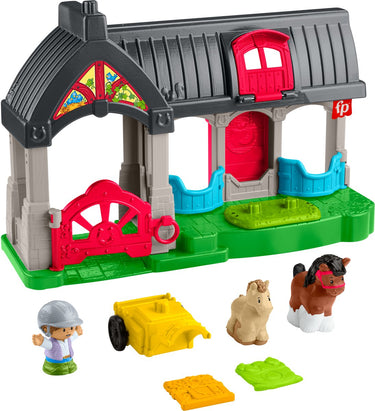 Fisher-price little people vriendelijke paardenstal - speelfiguur