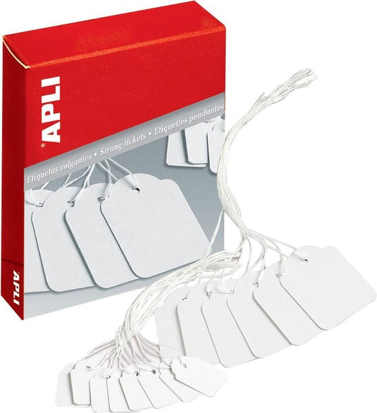 Apli draadetiketten ft 8 x 19 mm (b x h) (381), doos van 1.000 stuks