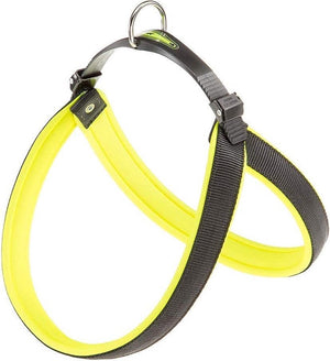 Ferplast hondentuigje agila fluo-6 57 65 cm nylon geel xxl