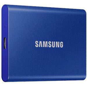 Externe sdd-schijf samsung t7 blauw 1 tb